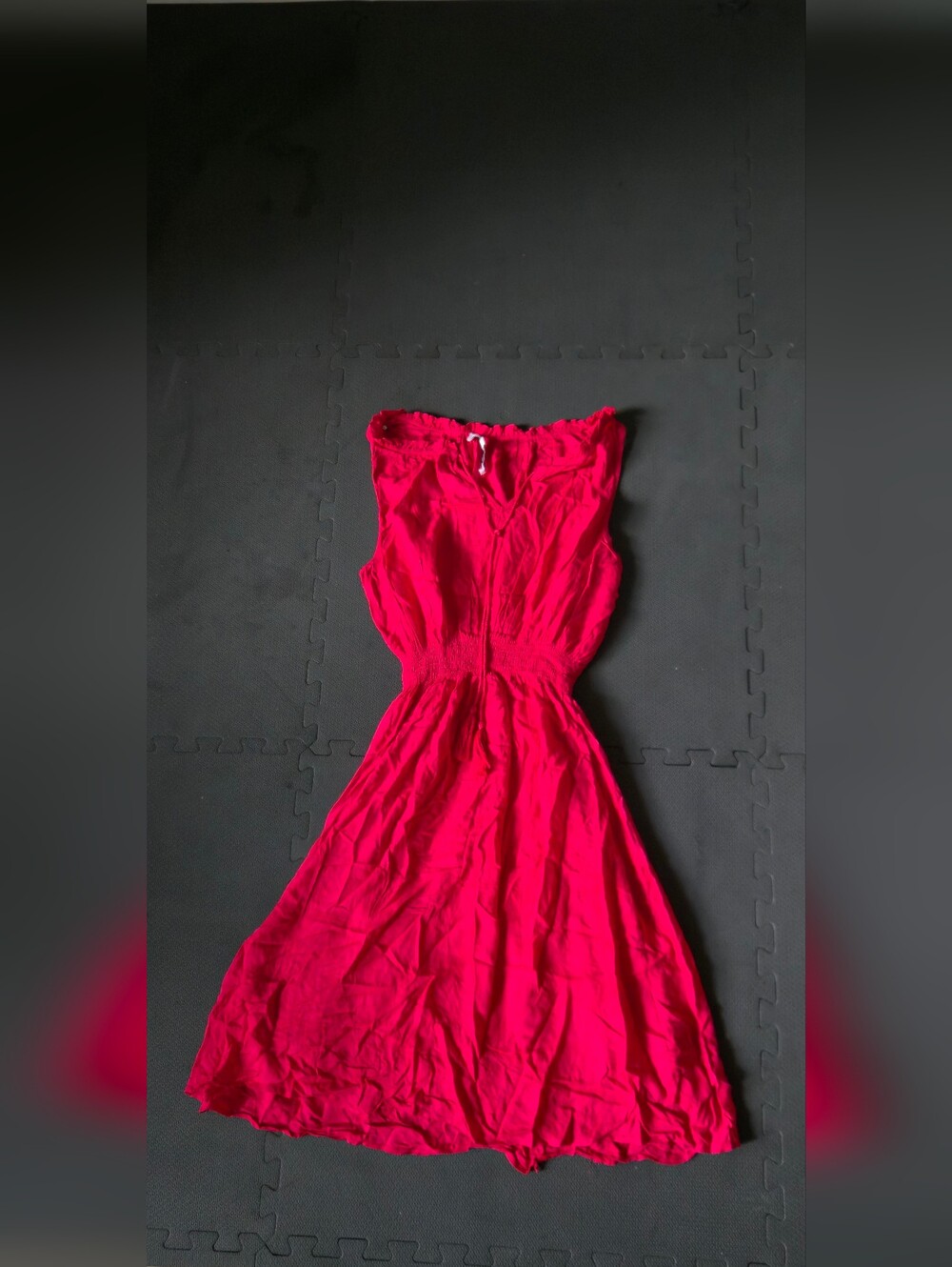 cupcakes & cashmere Hot Pink Strapless Sundress